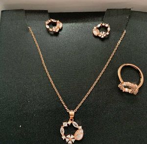 giva 925 silver (Rose Gold) Wreath Jewelry Set