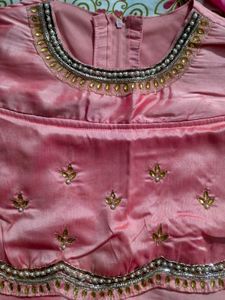Coral Lehenga For Girls