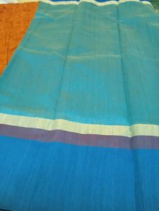 Elegant Teal Saree with blouse