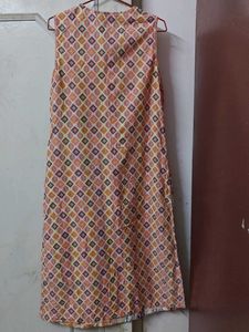 Biba Multicolour Sleeveless Kurta