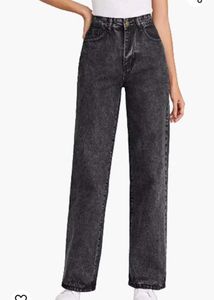 Ladies Charcoal Jeans