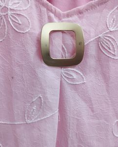 Balloon Sleeves Wrinkle Georgette Top