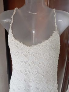 White Lace Mini Dress