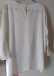 MNG Polka Dot Blouse - Size XL