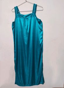 Two Piece Night Dress, Colour : Sea Green