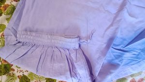 Chikankari Cotton Kurta With Palazzo
