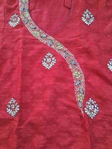 Party Wear Kurti Dupatta Set