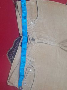 Tan Corduroy Flare Pants