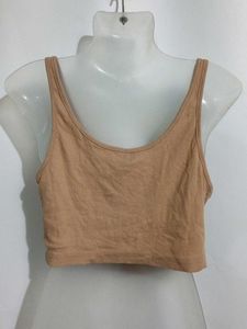 KHAKHI COLOURED CORSET TOP