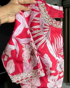 🆕️🆕️Elegant nude crush saree