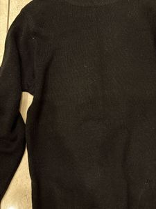 Black Knit Sweater