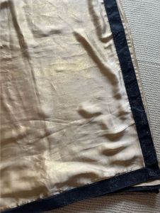Elegant Gold And Black Saree