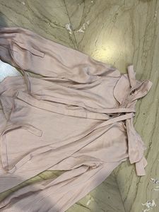 Striped Tie-Neck Top