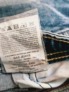 GAS JEANS IMPORTED RAW AND AUTHENTIC