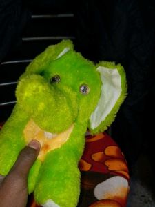 Green Elephant Plush Toy