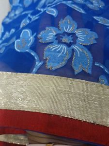 Floral Print Saree