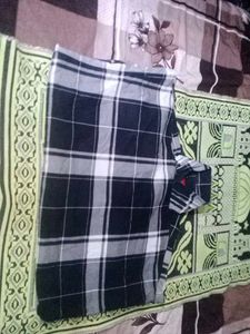 Black and White Chek Multicular Man Shirt