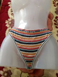 Striped Women's Thong
