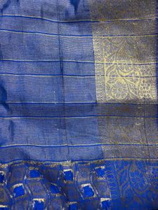 Blue Banarasi Saree