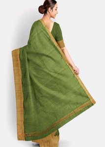 Elegant Green Saree
