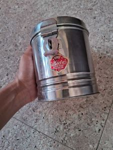 Vintage Midas Steel Container
