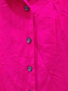 Red Button-Down Top Bust 36-40