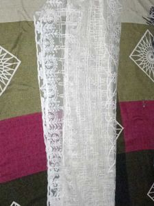 White Net Dupatta