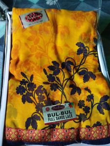 Elegant Yellow Saree