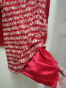 Red &amp; White Lace Dress Gorgeous 10/10