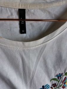 Cute White Straight Fit Dress