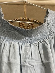 Forever 21 Off Shoulder Denim Dress