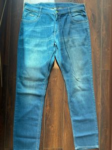 Blue Denim Jeans 38 Size Stretchable