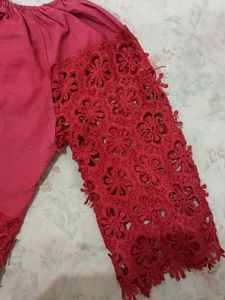 2 Combo Lace Top😳☺️