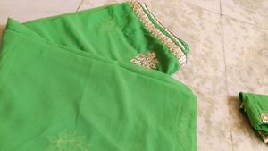 Jaipuri Gotta Patti Saree With Blouse