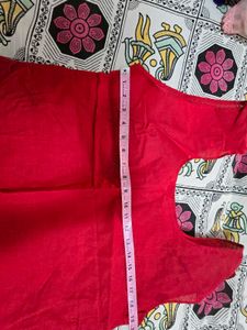 Red Kurta/inner for lakhnowi kurti