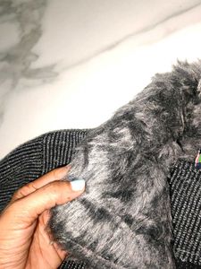 winter grey cardigan