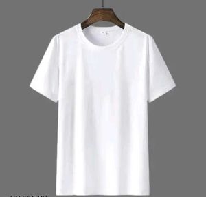 Classic White Crew Neck Tee