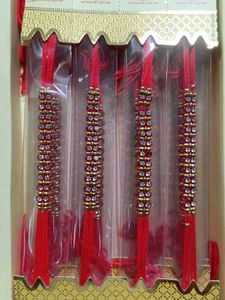 Set of 4 Rakhi Bracelets For Bhaiya 35/- Each