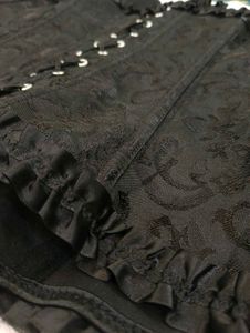Elegant Black Corset Top