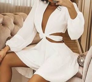 White Satin Play suit!