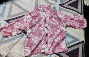 Pink Floral Print Shirt