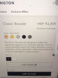 Authentic Dw Classic Bracelet