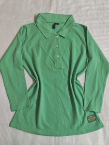 🆕 Cult Green Polo T Shirt