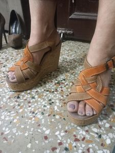 Brown Wedges For Casual Or Party