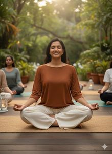 🍂 Thrift Treasure: The Terracotta Dream Top! ✨