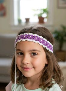 Combo Of Two  Crochet Flower Headband.