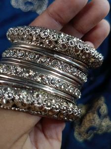 Silver Bangles 😍✨🌼.