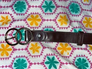 Ladies Dark Brown Belt