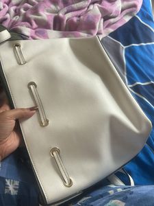 Diana Korr White Tote Bag