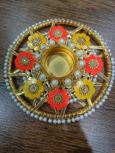 Decorative Diya Plate